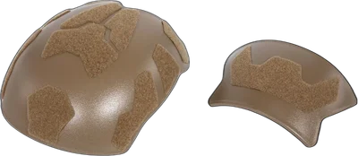 Protective plates for the Fast SF Wosport Tan helmet
