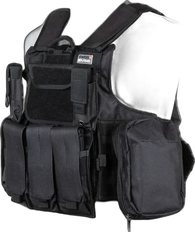 CyberGun Swiss Arms CIRAS Tactical Vest Black