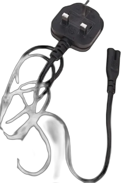 12V 5A power cable - UK plug