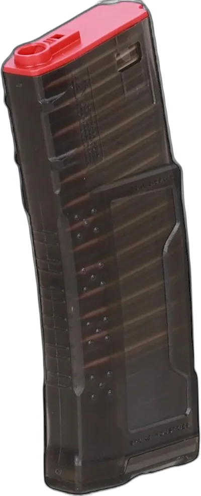 King Arms x Strike Industries 250-BB mid-cap magazine for M4/M16 type replicas Transparent