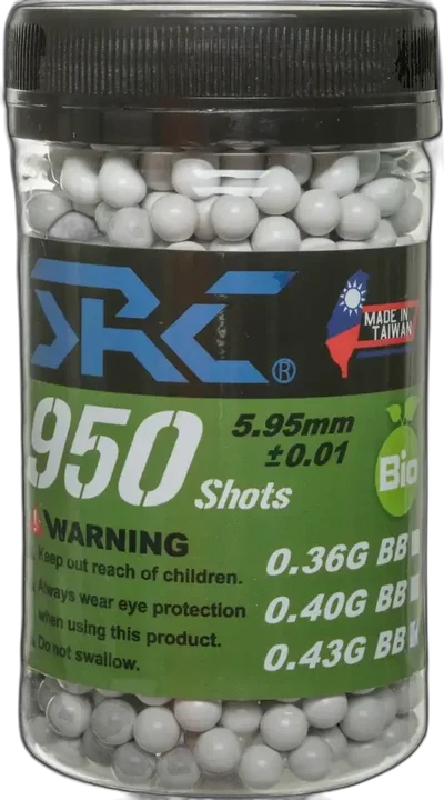SRC BIO BBs 0.43g bottle 950 pcs White