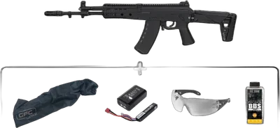AK SA-J22 FLEX Airsoft Rifle + Accessories