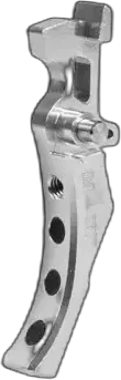 Maxx Model Products CNC Aluminum Advanced Trigger Tongue (Style D) - Silver