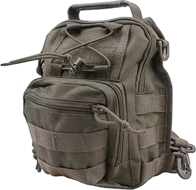 Tactical shoulder bag - olive green