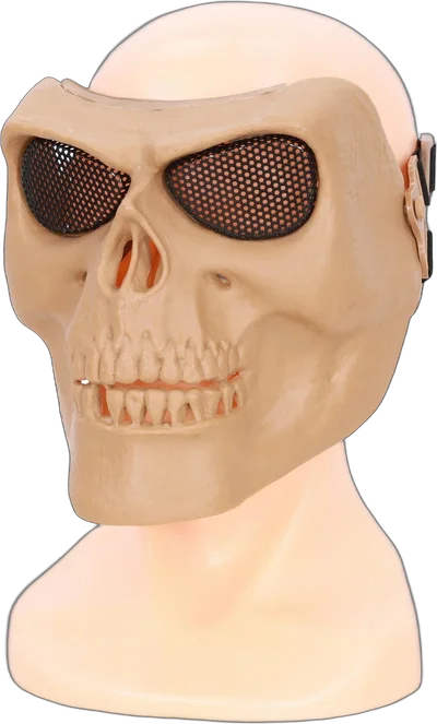 Skull-style mask – Tan
