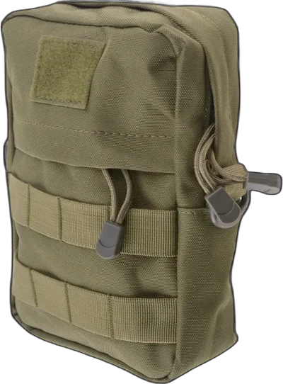 Cargo Pouch with Pocket - Olive Drab