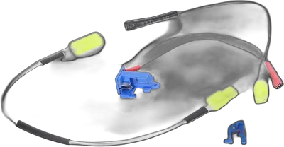 SHS complete wiring Gearbox V2 (tamiya)