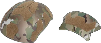 Protective plates for the Fast SF Wosport MC helmet