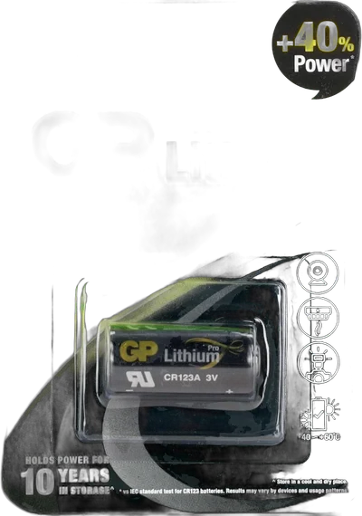 GP Batteries Battery CR123A GP Batteries 3 V