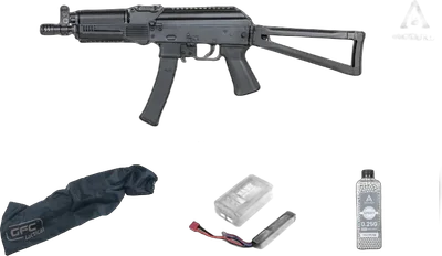 PP-19-1 Vityaz AEG FE Airsoft Submachine Gun + Accessories