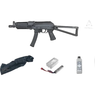 Arcturus PP-19-1 Vityaz AEG FE Airsoft Submachine Gun + Accessories