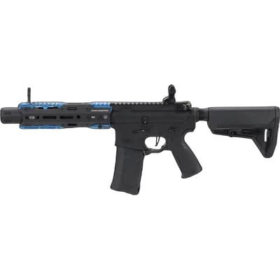 King Arms x Strike Industries Sentinel GRIDLOK® 8.5" Aster SE ETU Black/Blue airsoft Carbine