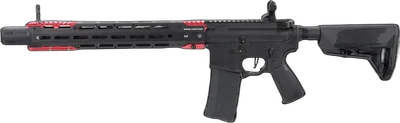King Arms x Strike Industries Sentinel GRIDLOK® 15" Aster SE ETU Black and Red airsoft Carbine