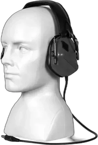 Tactical headset ERM - Black