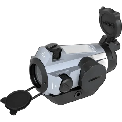 JJ Airsoft Red Dot Sight xFORCE XTSP Solar with low mount Grey
