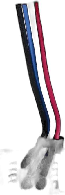 GATE Distributor for connecting multiple accessories (1x power supply and 2x multifunctional) to the TITAN II Bluetooth®
