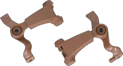 M16A-TW adapters for M31/M32+ headphones for EXFIL® rails - Coyote Brown
