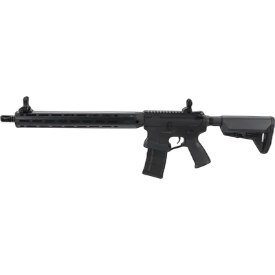 King Arms x Lancer Systems airsoft Carbine L15 LCH7 15" Faux Carbon Black