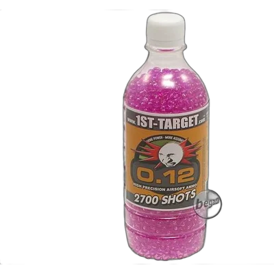 1st Target 2.700 1ST TARGET DELIGHT Airblister 6mm Airsoft BBs, lila, für Indoor Softair 0,5J und Spring Granaten, 0,12g