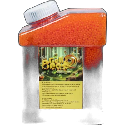 GelBee's Gelblaster GelBees orange BBs - large bottle