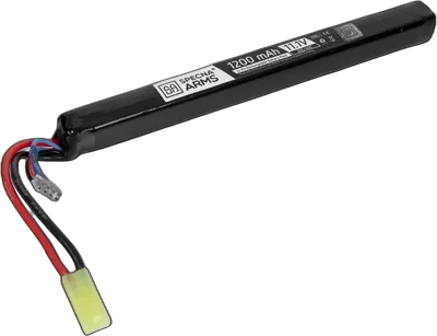Specna Arms LiPo 11.1V 1200mAh 20C/40C Battery – Tamiya - Under AK Dust Cover