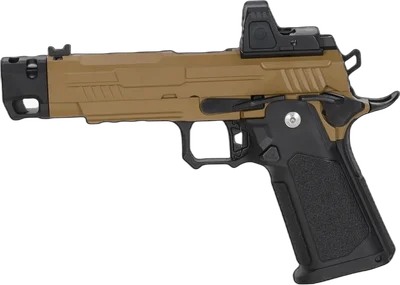 Arcturus Hi-Capa Vanguard 4.3" GBB Pistol (Optics Ready/Collimator ARS-1/Compensator) - Half-Tan