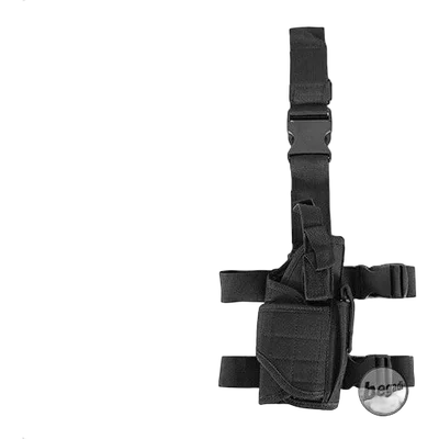 PHX Beinholster / Oberschenkel Pistolen Holster, voll verstellbar - schwarz