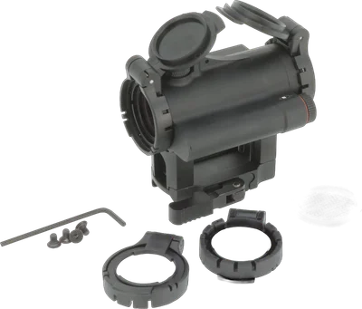 BEGADI ZV-1 Mod High / Low Reddot mit Schnellauswahl, Killflash & FlipUp Covers (Shock-Proof) -schwarz- (für Bstler, als Deko oder Ersatzteilspender)