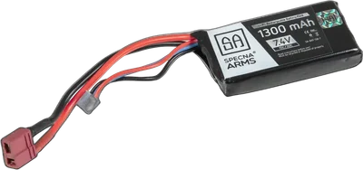 Specna Arms LiPo 7,4V 1300mAh 15/30C Battery - T-Connect (Deans)