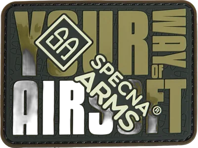 Specna Arms Your way of Airsoft patch Green