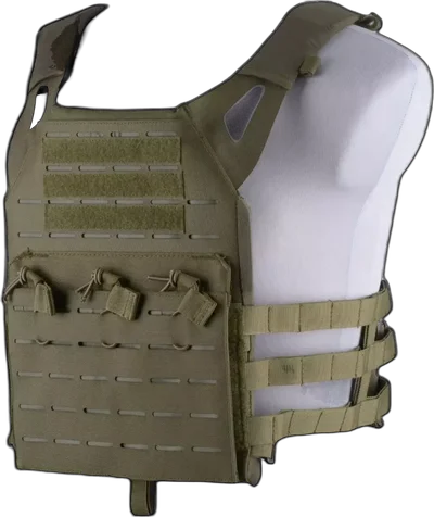 Jump Laser-Cut tactical vest – olive green