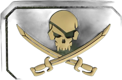 MIL-SPEC MONKEY Pirate Skull PVC Patch – Olive Green