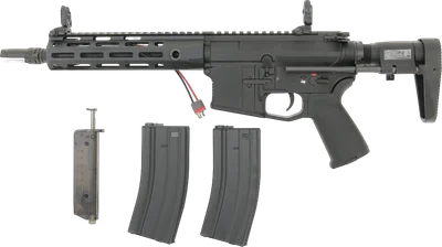 BEGADI Sport M4 "NOVA" PDW -GEN.5- S-AEG mit PRO HopUp, CORE EFCS / Mosfet & FSWS - ohne Dummy Laser Box (frei ab 18 J.)