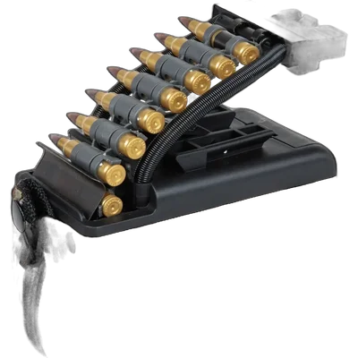 A&K electric box magazine for 2,000 rounds for M249 type replicas with imitation Digital Desert ammunition