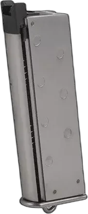 WE TT33 low-cap magazine, 15 green gas BBs – Silver