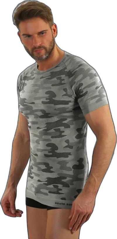 Thermo Active Moro short sleeve T-shirt Grey