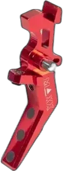 Maxx Model Products CNC Aluminum Advanced Speed Trigger Tongue (Style A) - red