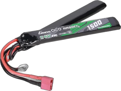 GensAce Li-Po Gens Ace 1500mAh 25C Nunchuck 7.4V T-Deans battery