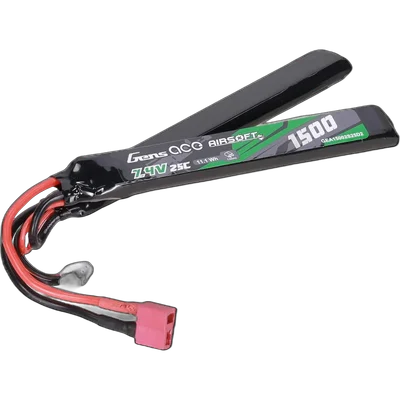 GensAce Li-Po Gens Ace 1500mAh 25C Nunchuck 7.4V T-Deans battery