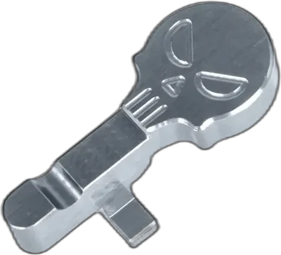 GATE Bolt-Catch CNC 1A1 Silver