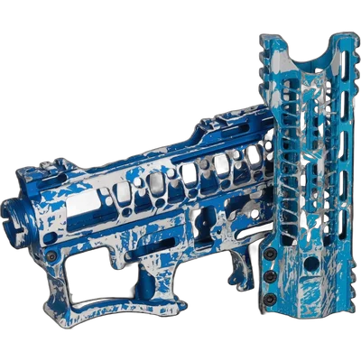 Specna Arms x Mancraft CNC Speedsoft Splash Anodised kit for M4/M16 replicas Blue