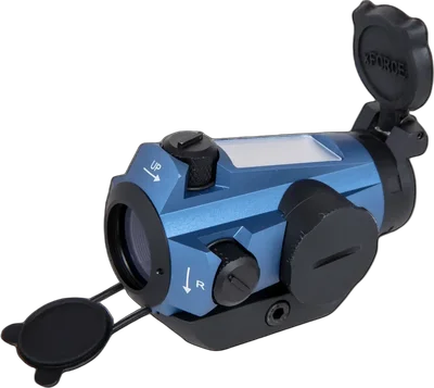 JJ Airsoft Red Dot Sight xFORCE XTSP Solar with low mount Blue