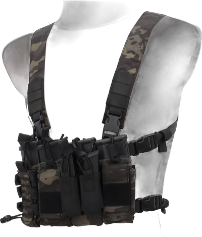 Tactical Adaptive Chest Rig Vest MC Black