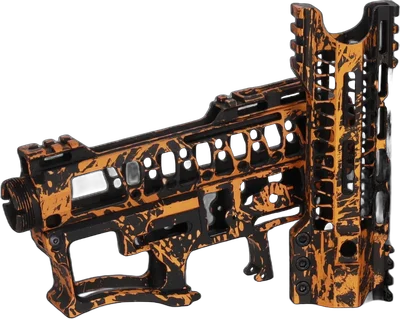Specna Arms x Mancraft CNC Speedsoft Splash Anodised kit for M4/M16 replicas  Black-Orange