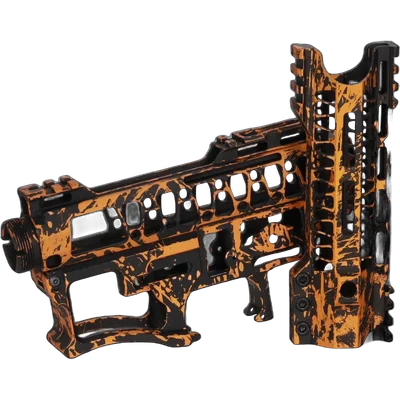 Specna Arms x Mancraft CNC Speedsoft Splash Anodised kit for M4/M16 replicas  Black-Orange