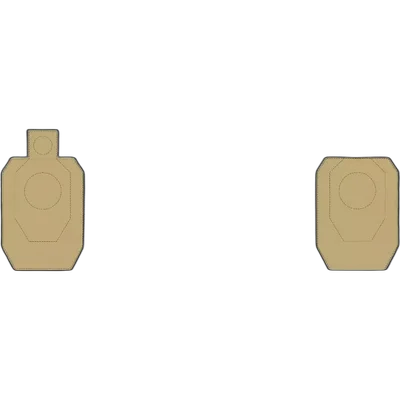 Range Solutions Drill-4 Shooting Targets - 50 Pcs