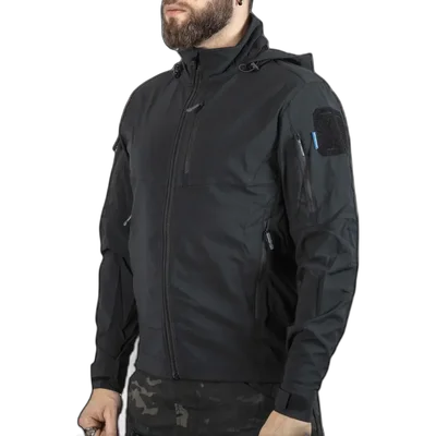 Emerson Blue Label 'Fog' Softshell Jacket Black