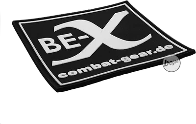 BE-X 3D Abzeichen "BE-X - Combat Gear" aus Hartgummi