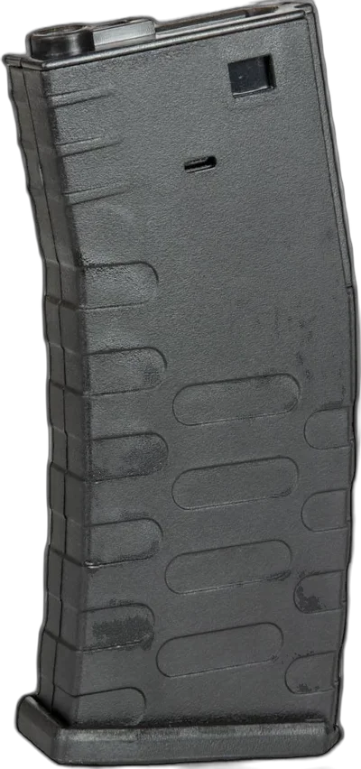 APS M4/AR15 U-mag hi-cap magazine, 300 BBs – Black