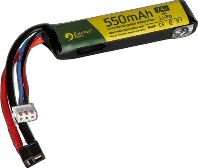ElectroRiver Li-Po 7.4V 550mAh battery for AEP with Mosfet